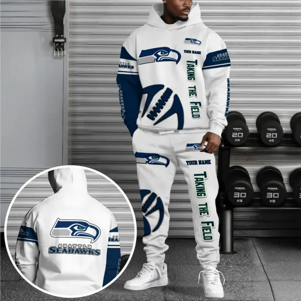 Seattle Seahawks Combo Hoodie And Long Sweatpants AZHD686