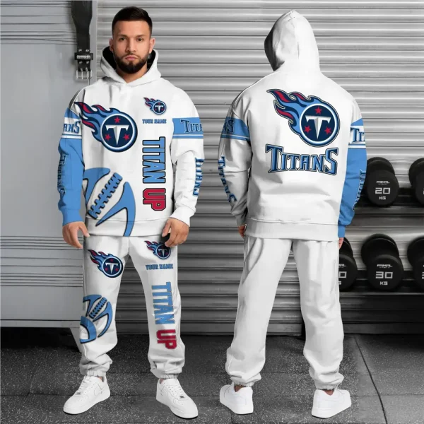 Tennessee Titans Combo Hoodie And Long Sweatpants AZHD688 - Image 2