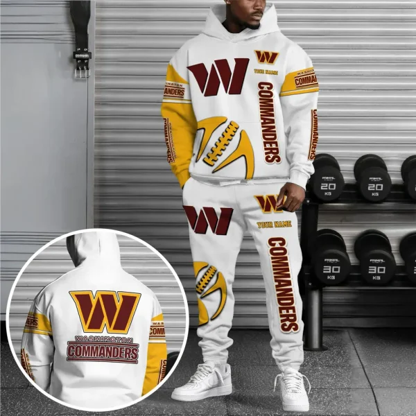 Washington Commanders Combo Hoodie And Long Sweatpants AZHD689