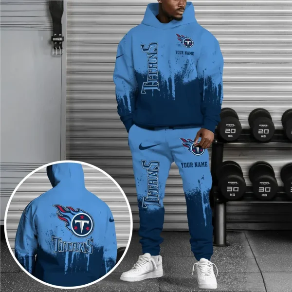 Tennessee Titans Combo Hoodie And Long Sweatpants AZHD720