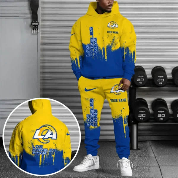 Los Angeles Rams Combo Hoodie And Long Sweatpants AZHD708