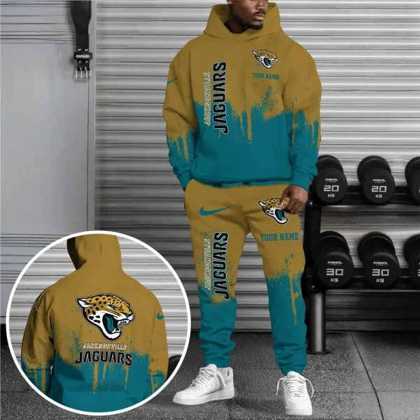 Jacksonville Jaguars Combo Hoodie And Long Sweatpants AZHD704