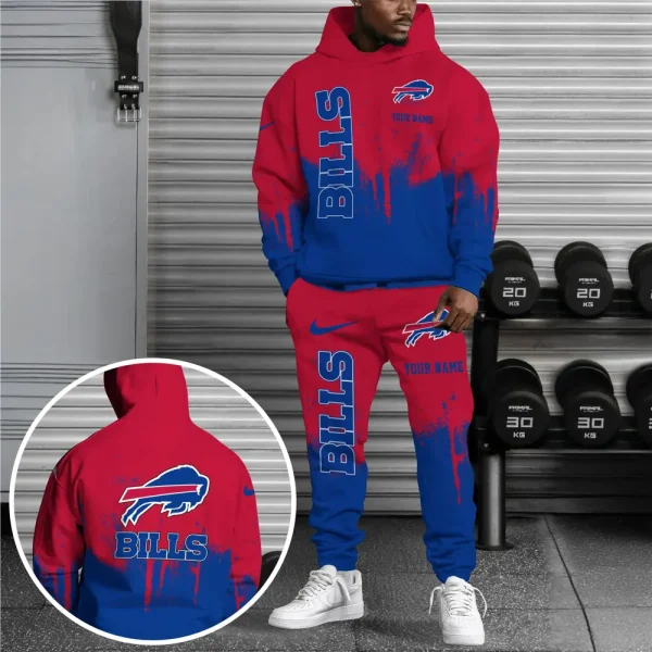 Buffalo Bills Combo Hoodie And Long Sweatpants AZHD693