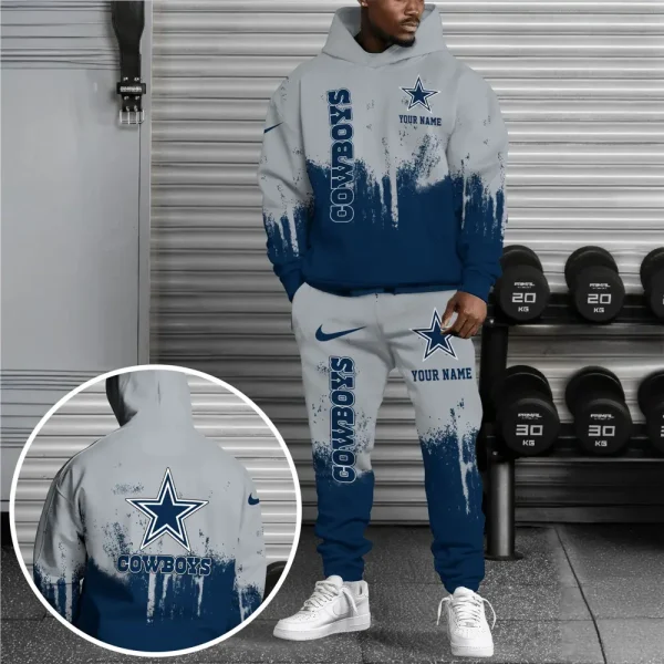 Dallas Cowboys Combo Hoodie And Long Sweatpants AZHD698