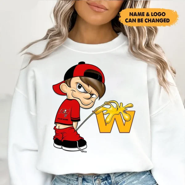 NFL Choose Any Team You Want Funny Peeing Boy Tshirt Sweatshirt Personalized Gifts For Fan-Limited Edition AZTS944 - Image 3