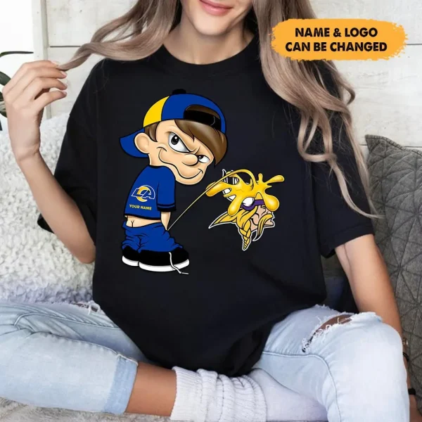 NFL Choose Any Team You Want Funny Peeing Boy Tshirt Sweatshirt Personalized Gifts For Fan-Limited Edition AZTS944 - Image 7