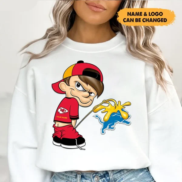 NFL Choose Any Team You Want Funny Peeing Boy Tshirt Sweatshirt Personalized Gifts For Fan-Limited Edition AZTS944 - Image 11