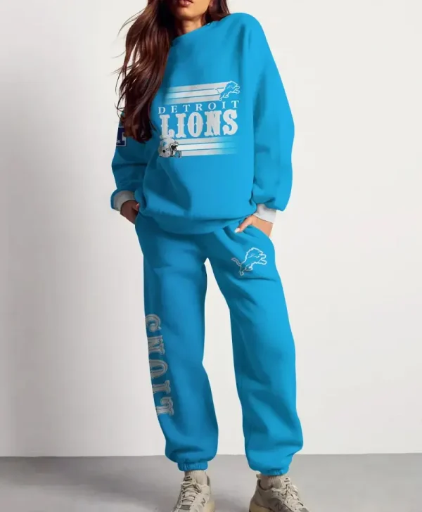 Detroit Lions New Unisex Sweatsuit and Sweatpants BGRSW568