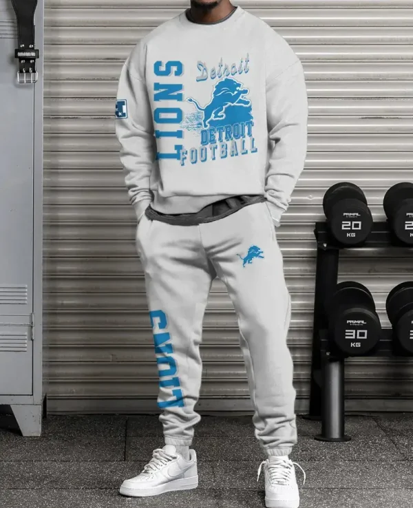 Detroit Lions New Unisex Sweatsuit and Sweatpants BGRSW575