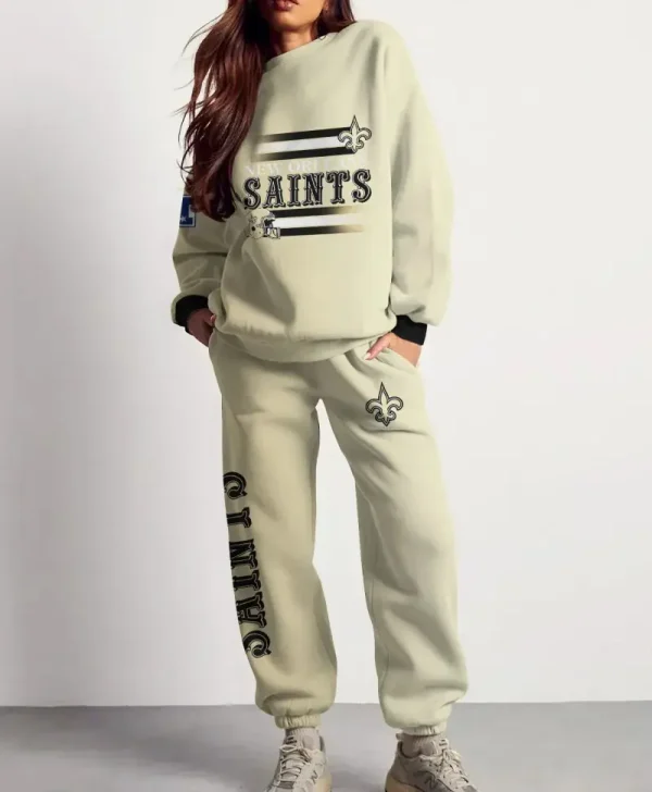 New Orleans Saints New Unisex Sweatsuit and Sweatpants BGRSW590