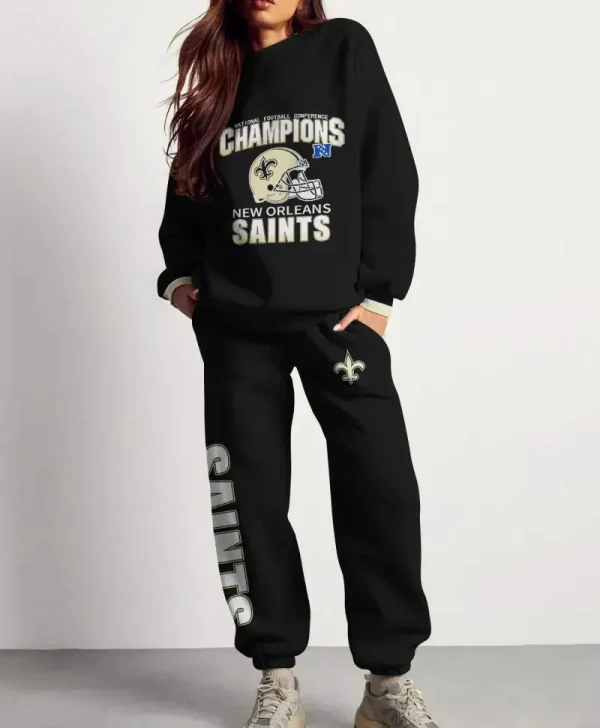 New Orleans Saints New Unisex Sweatsuit and Sweatpants BGRSW591