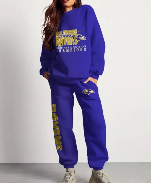 Baltimore Ravens New Unisex Sweatsuit and Sweatpants BGRSW600