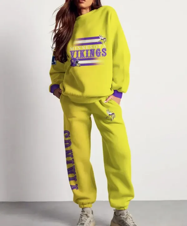 Minnesota Vikings New Unisex Sweatsuit and Sweatpants BGRSW616