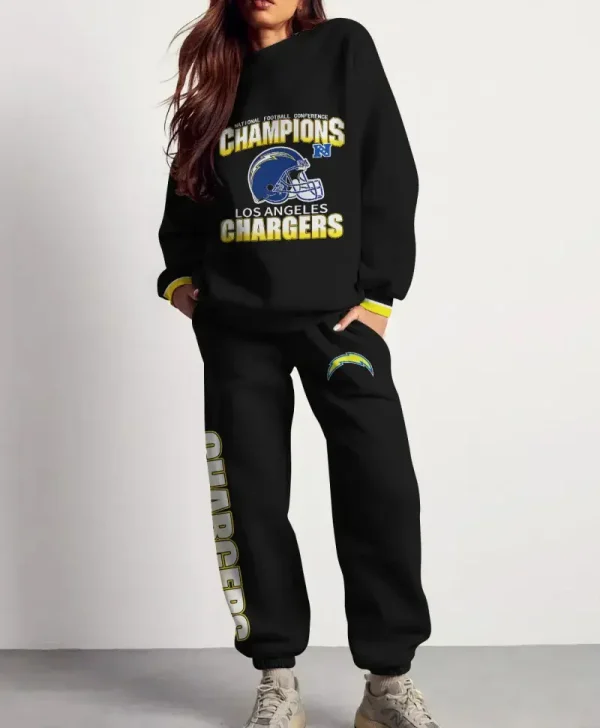 Los Angeles Chargers New Unisex Sweatsuit and Sweatpants BGRSW634