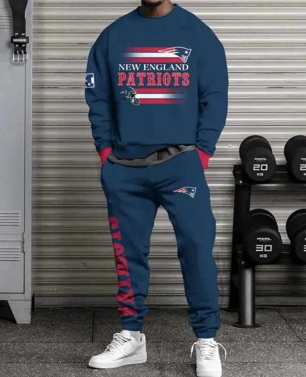 New England Patriots New Unisex Sweatsuit and Sweatpants BGRSW636