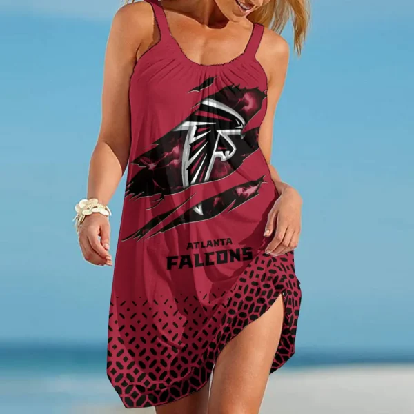 Atlanta Falcons Beach Dress BGSLLBD658