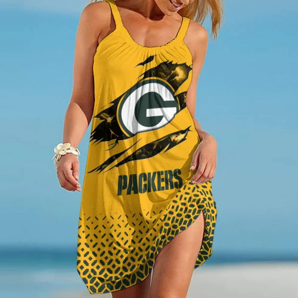 Green Bay Packers Beach Dress BGSLLBD668