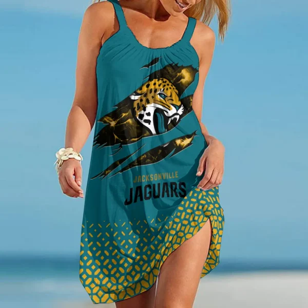 Jacksonville Jaguars Beach Dress BGSLLBD671