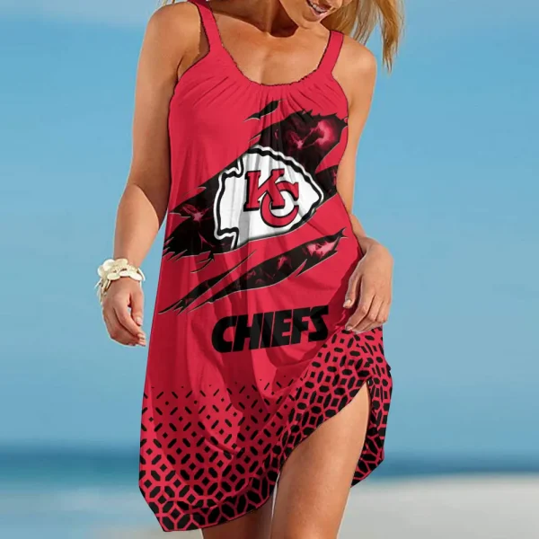 Kansas City Chiefs Beach Dress BGSLLBD672