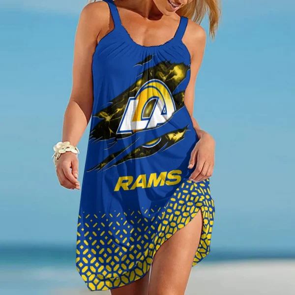 Los Angeles Rams Beach Dress BGSLLBD675