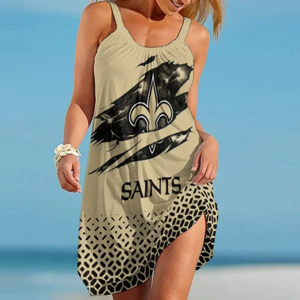 New Orleans Saints Beach Dress BGSLLBD679