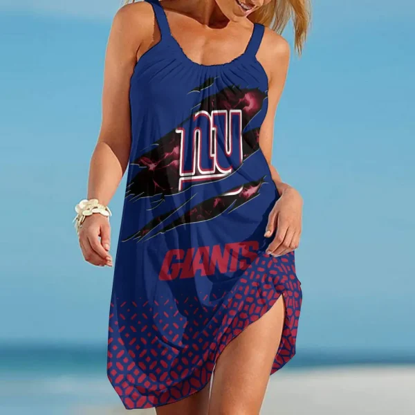 New York Giants Beach Dress BGSLLBD680