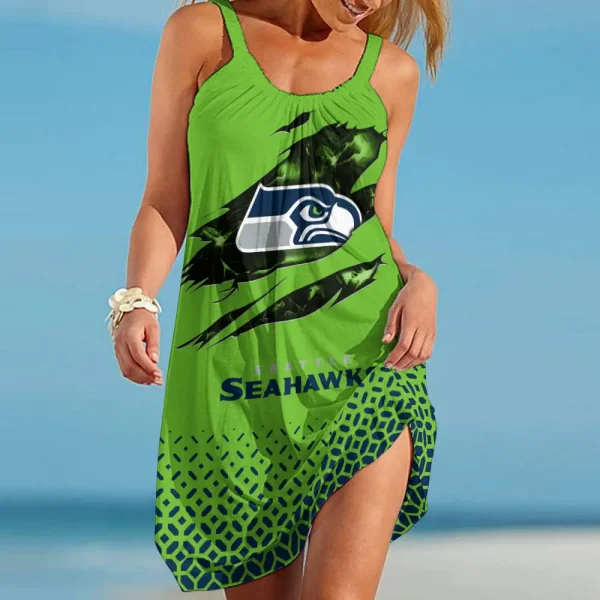 Seattle Seahawks Beach Dress BGSLLBD685