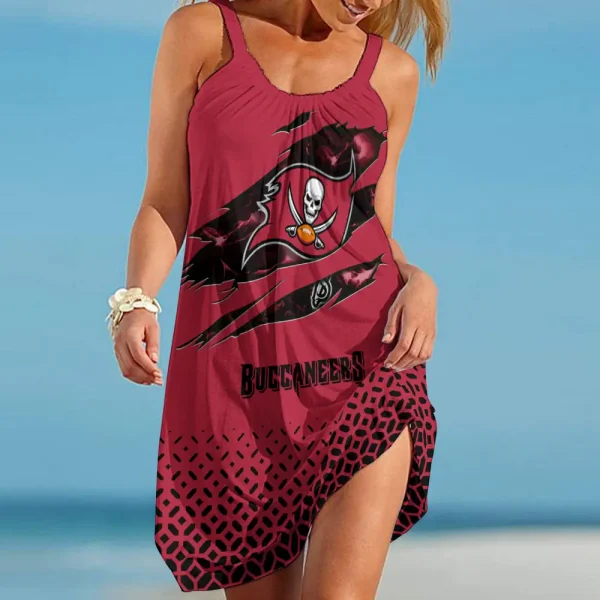 Tampa Bay Buccaneers Beach Dress BGSLLBD686