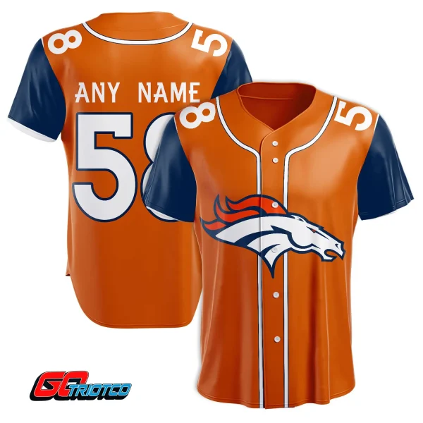 Denver Broncos | Home Print Baseball Jerseys