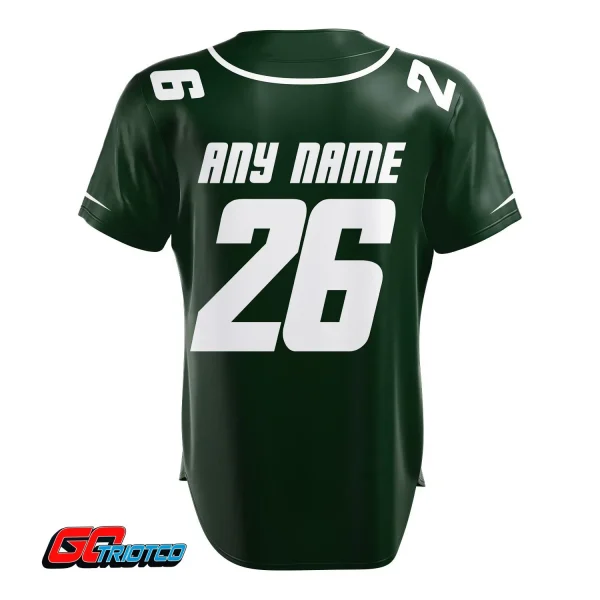 New York Jets | Home Print Baseball Jerseys - Image 3