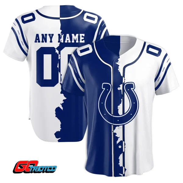 Indianapolis Colts | Home Mix Away Print Baseball Jerseys