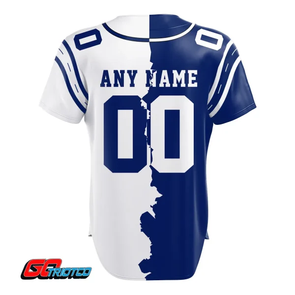 Indianapolis Colts | Home Mix Away Print Baseball Jerseys - Image 3