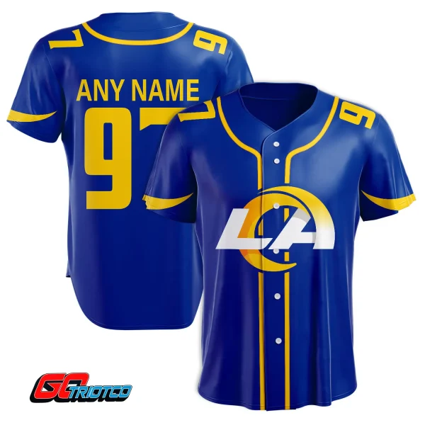 Los Angeles Rams | Home Print Baseball Jerseys