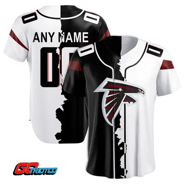 Atlanta Falcons | Home Mix Away Print Baseball Jerseys