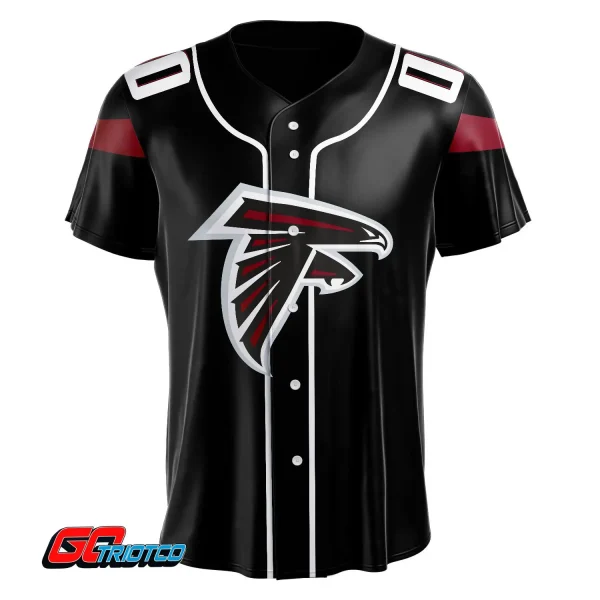 Atlanta Falcons | Home Print Baseball Jerseys - Image 2