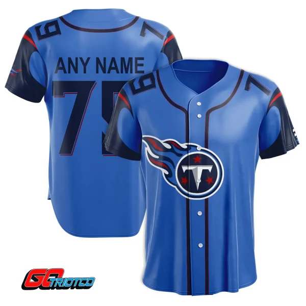 Tennessee Titans | Home Print Baseball Jerseys