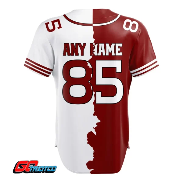 San Francisco 49ers | Home Mix Away Print Baseball Jerseys - Image 3