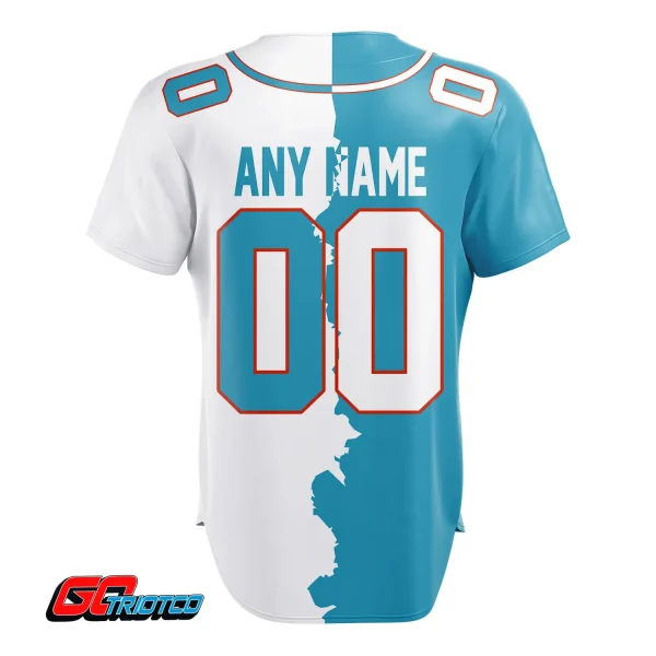 Miami Dolphins | Home Mix Away Print Baseball Jerseys