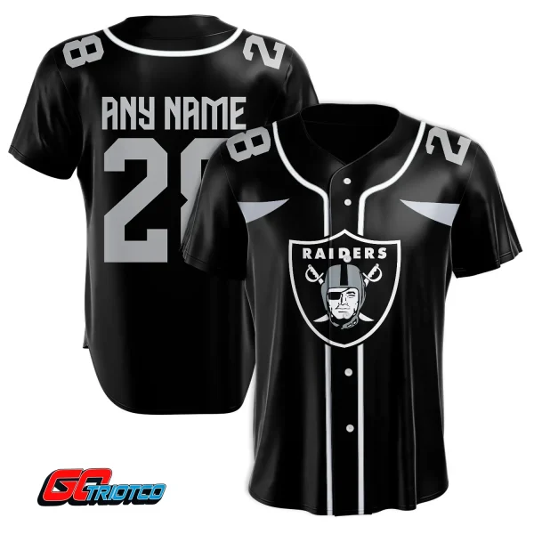 Las Vegas Raiders | Home Print Baseball Jerseys