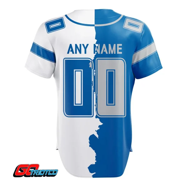 Detroit Lions | Home Mix Away Print Baseball Jerseys - Image 3