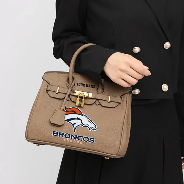 Denver Broncos Birkin Style Premium Leather Bag SPTBIRKINBAG017 - Image 2