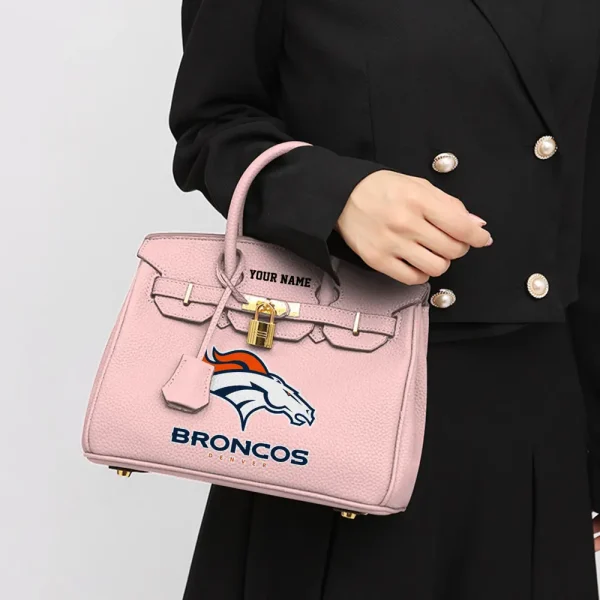 Denver Broncos Birkin Style Premium Leather Bag SPTBIRKINBAG017 - Image 5