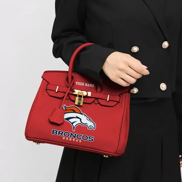 Denver Broncos Birkin Style Premium Leather Bag SPTBIRKINBAG017 - Image 6