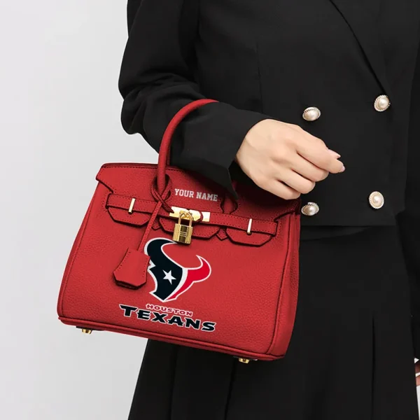 Houston Texans Birkin Style Premium Leather Bag SPTBIRKINBAG018