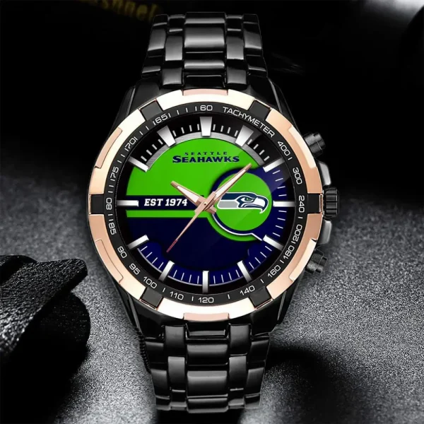 Seattle Seahawks VITWATK2023 Stainless Steel Watches - Image 2