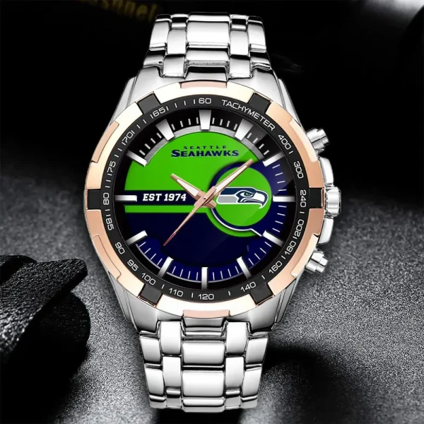 Seattle Seahawks VITWATK2023 Stainless Steel Watches - Image 5