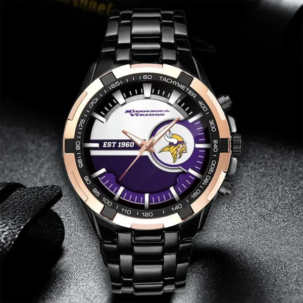 Minnesota Vikings VITWATK2014 Stainless Steel Watches - Image 2