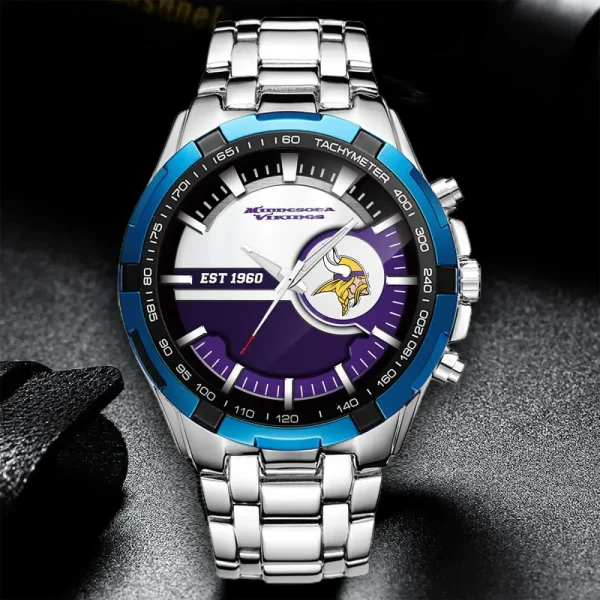 Minnesota Vikings VITWATK2014 Stainless Steel Watches - Image 3