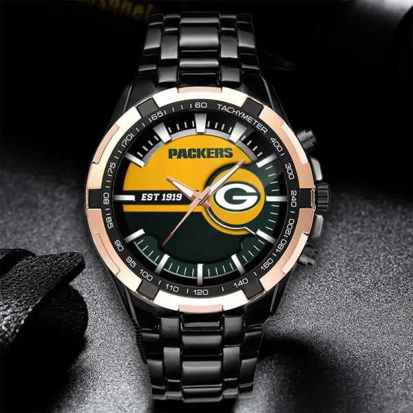 Green Bay Packers VITWATK2006 Stainless Steel Watches - Image 2