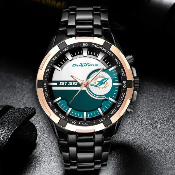 Miami Dolphins VITWATK2013 Stainless Steel Watches - Image 2